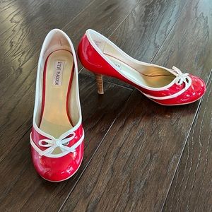 Steve Madden Red Patent Leather Shoes